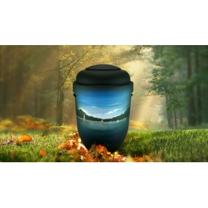 Biodegradable Cremation Ashes Funeral Urn / Casket - SEA VIEW